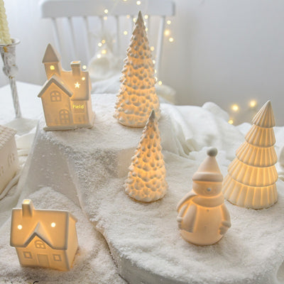 Ceramic Christmas Tree Desktop Decoration