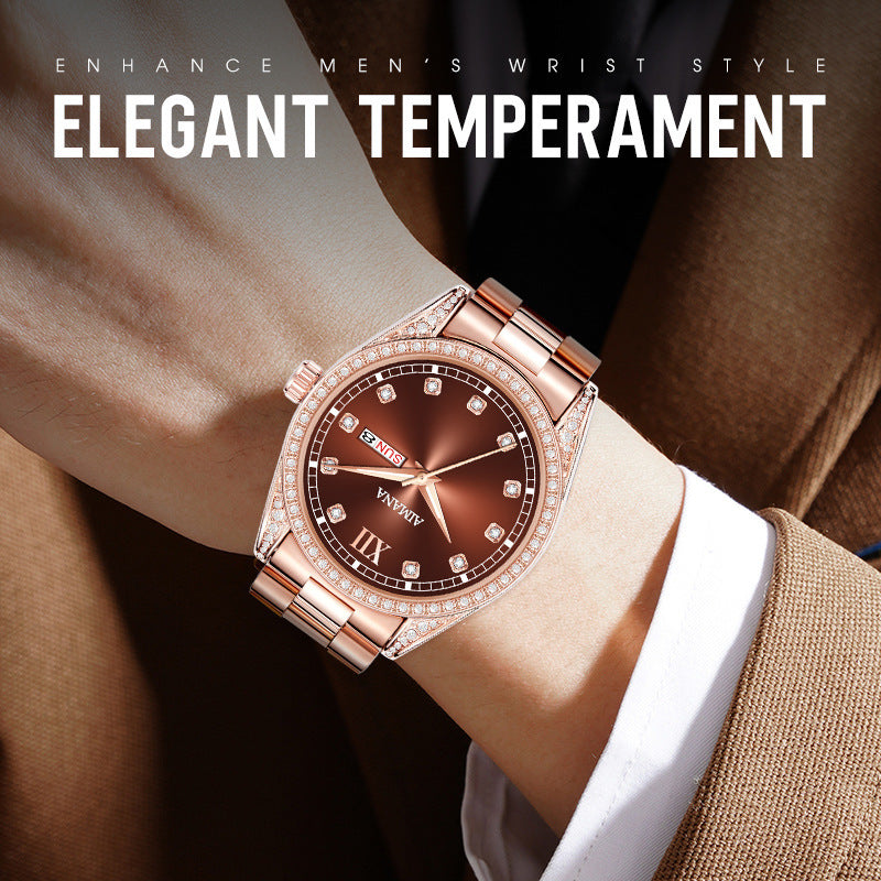 Diamond Disc Quartz Women's Watch