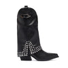 Spring And Autumn Pointed Knight Boots Women