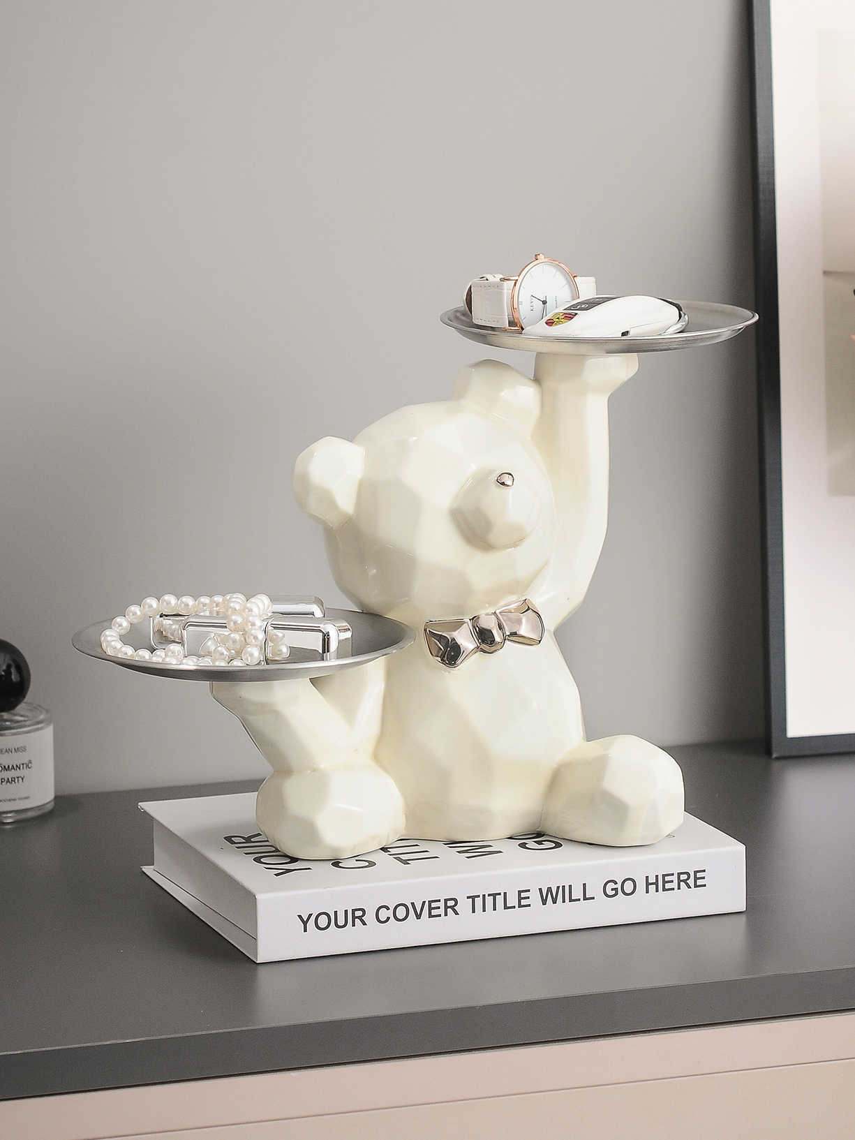 Key Storage Entrance Decoration Tray Home Decorations