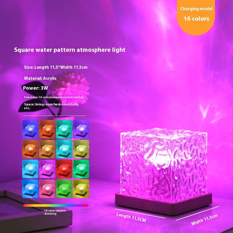 LED Water Ripple Ambient Night Light