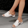 New Chunky Heel Patent Leather