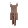 Waist Strap Two-piece Sling Dress