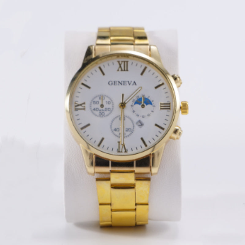 Men's Steel Belt Quartz Sports Watch