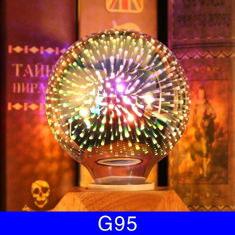 3D Fireworks Decorative Light Bulb