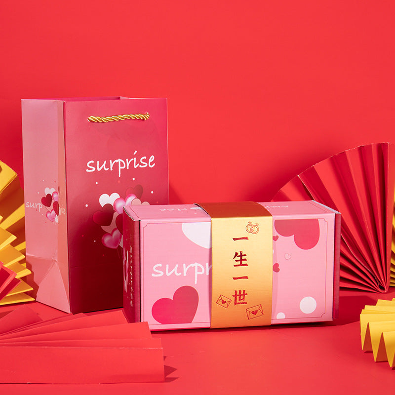 Qixi Valentine's Day Surprise Jump Box Birthday Gift