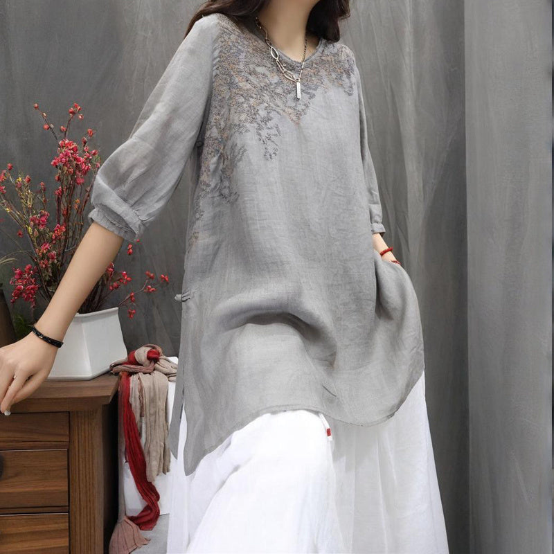 Women's Solid Color Round