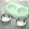 Stainless Steel Double Pet Food Bowl