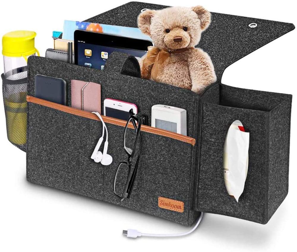 Home Fashion Storage Bedside Felt Shelf Bag