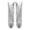Sequin Tassel Pointed Sleeve High Leg Boot