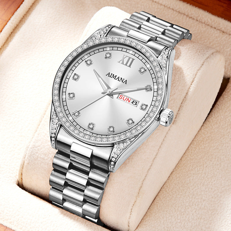Diamond Disc Quartz Women's Watch