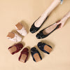 Square Toe Soft Bottom Soft Upper Shoes Women