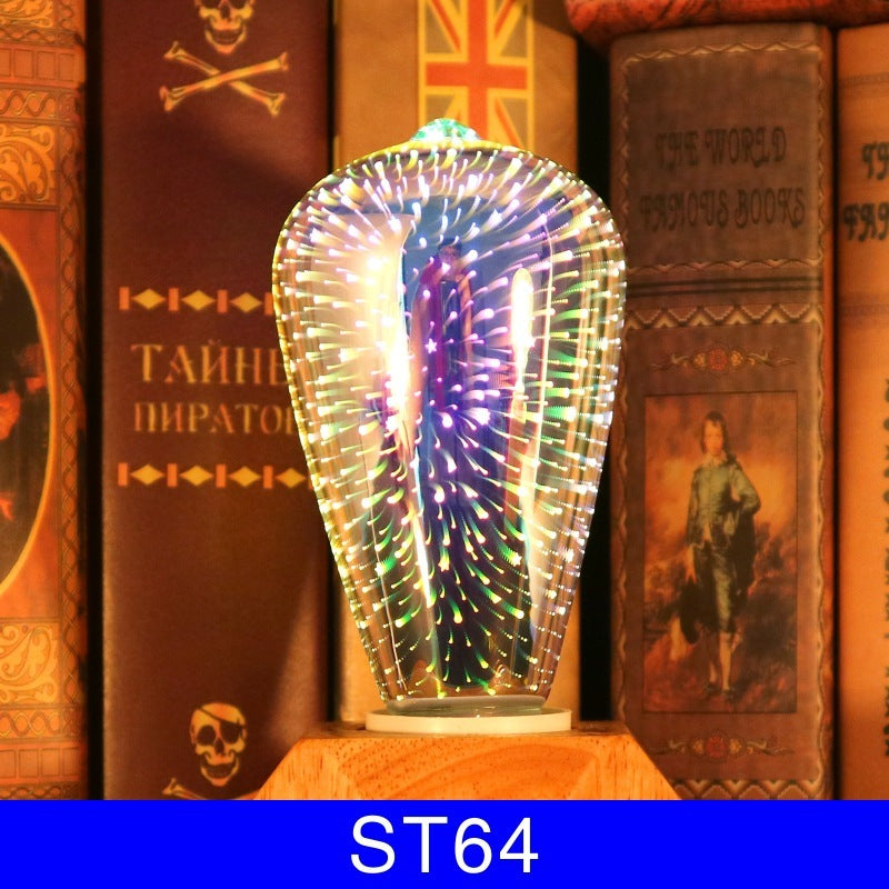 3D Fireworks Decorative Light Bulb