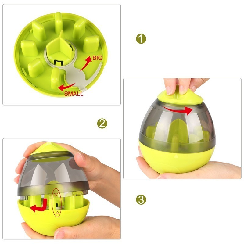 Interactive Dog Food Dispenser Ball"