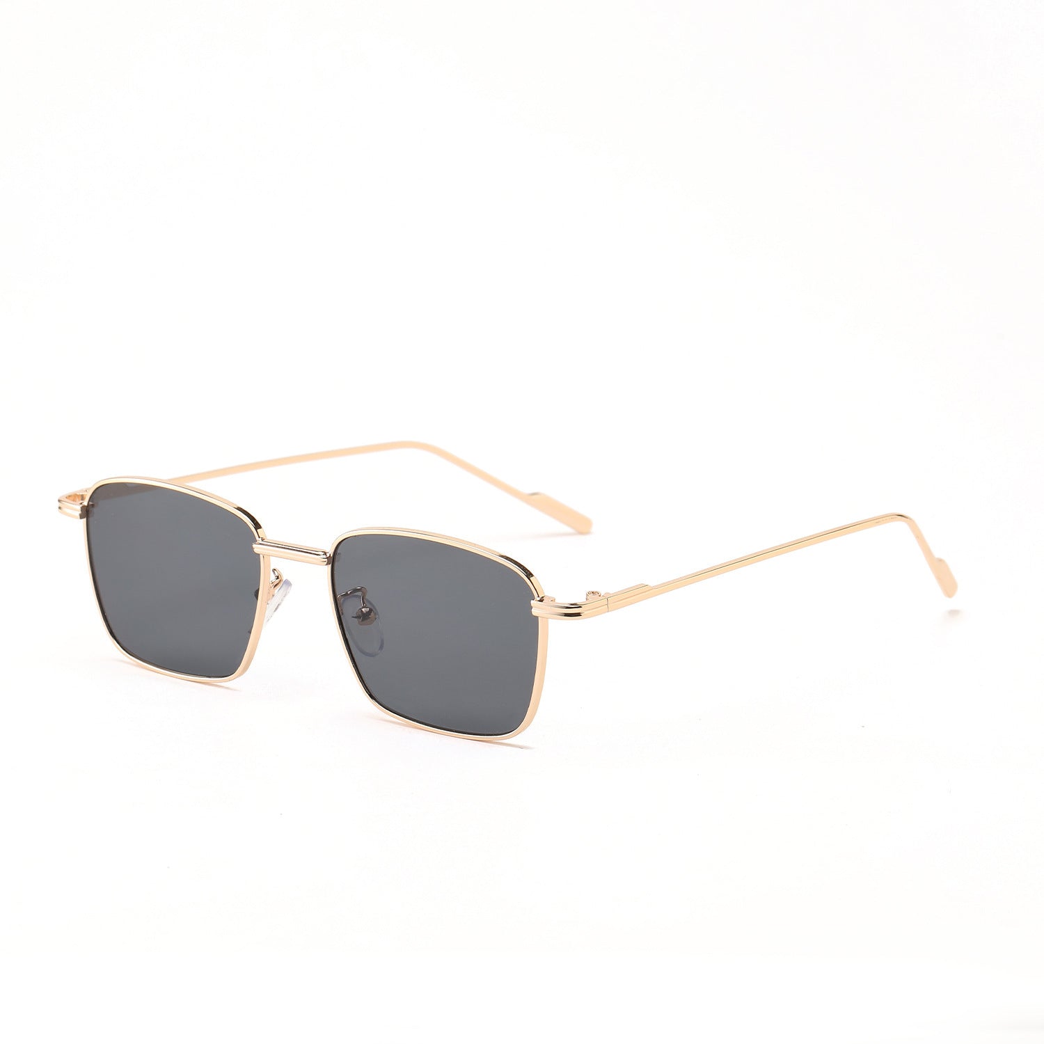 Square Small Frame Color Ocean Film Gradient Sunglasses For Women