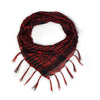 Network Silk Houndstooth Square Keffiyeh Military Fans Tactical Tassel Desert Scarf