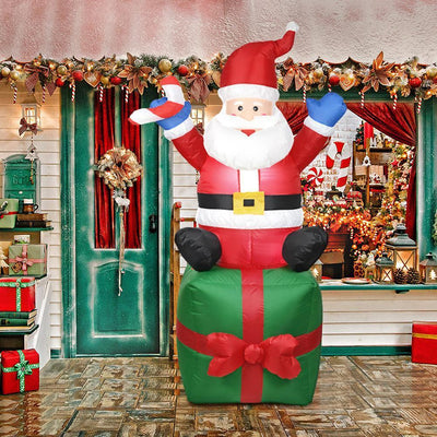 Inflatable Doll Night Light Merry Christmas