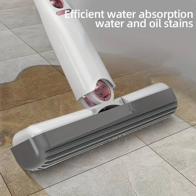 Mini Mop, Lazy Hand Wash-Free Strong Absorbent Mop Multifunction Portable Squeeze Cleaning Mop Desk Window