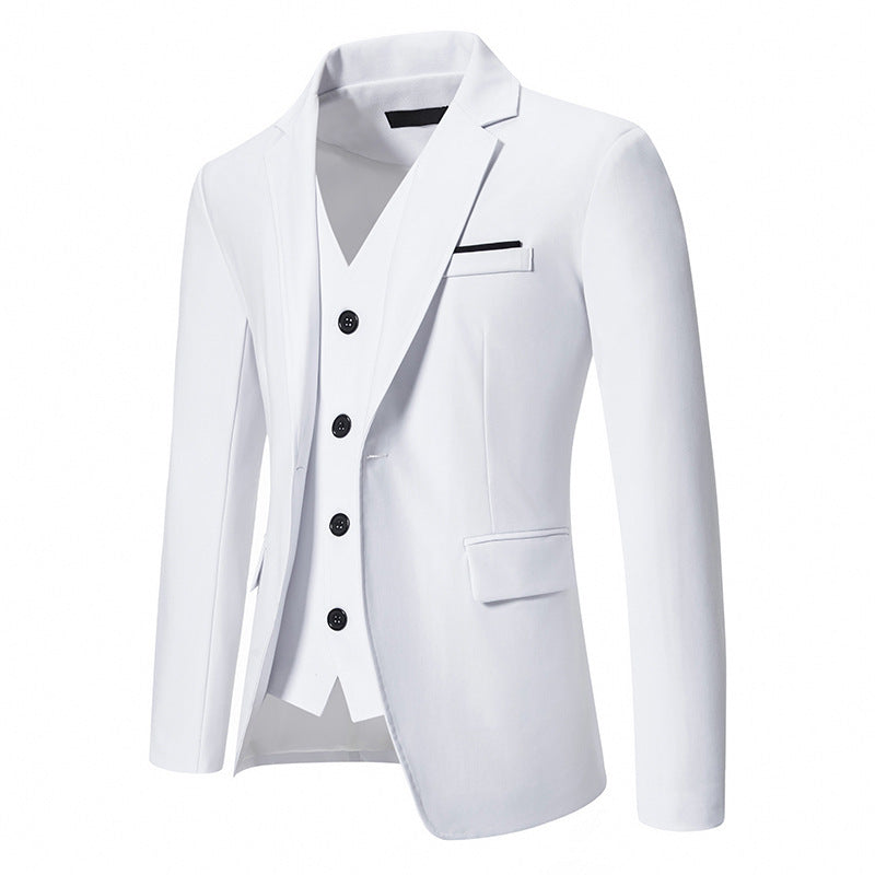 Men's Color Matching Small Suit European And American