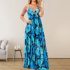 Women's Mid-waist Strap Type Printed Dress