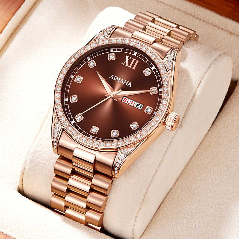 Diamond Disc Quartz Women's Watch