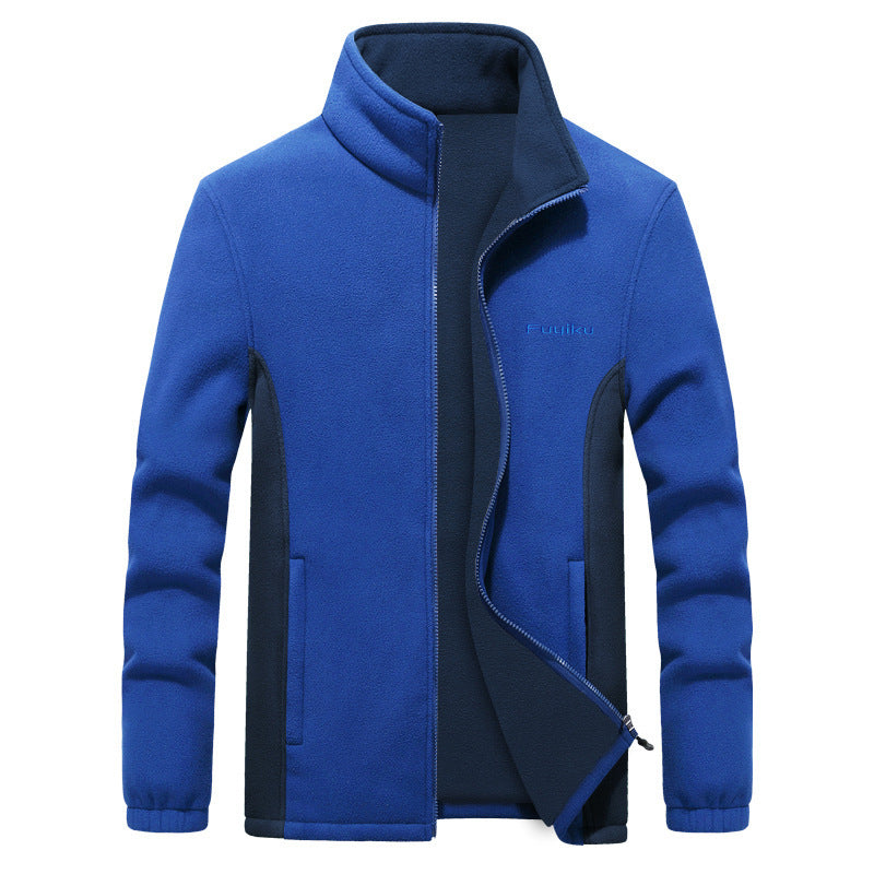 Winter Casual Fleece Jacket Men