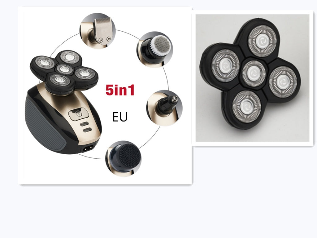 5 In 1 Multifunctional Electric Shaver 5 Blade Razor For Men Shaved