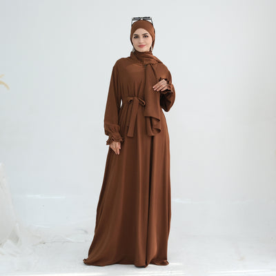 Middle East Dubai Turkey Headscarf Dress