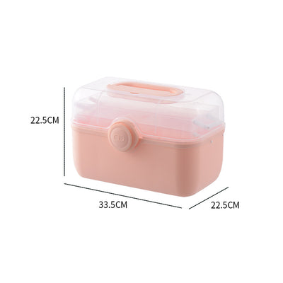Home Medicine Cabinet Storage Box Large Family