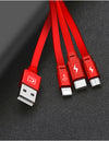 three-in-one charging line mobile phone
