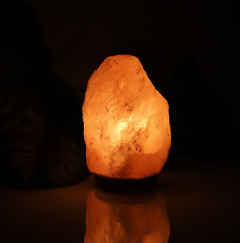 Crystal salt lamp socket lamp creative decoration gift