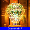 3D Fireworks Decorative Light Bulb