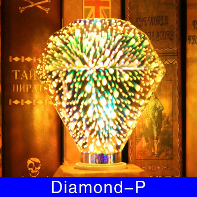 3D Fireworks Decorative Light Bulb
