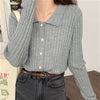 Retro Gentle Inner Wear Sweater Cardigan