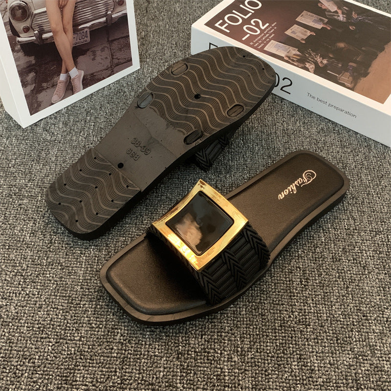 Women's Summer Flat Slippers All-match Casual