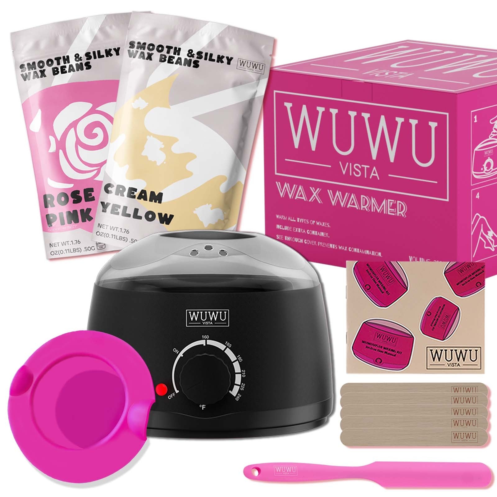 Waxing Kit 11 Items WUWUVISTA Hair Removal