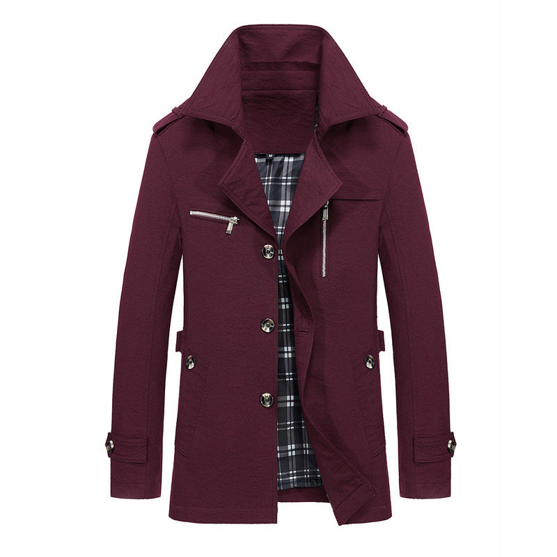 Fashion Workwear Lapel Jacket Men