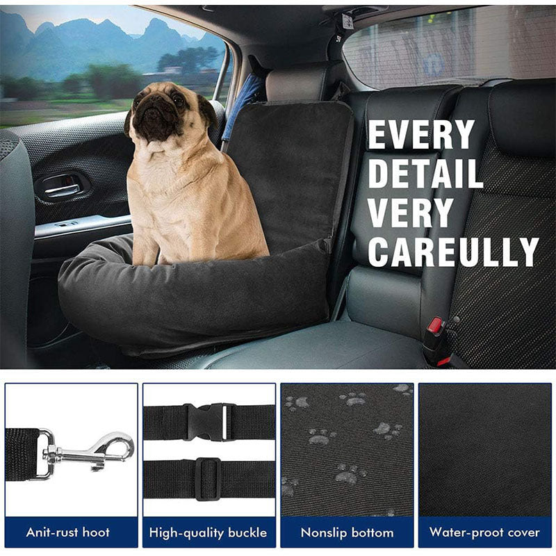 Pet Car Hanging Bag with Seat Cushion