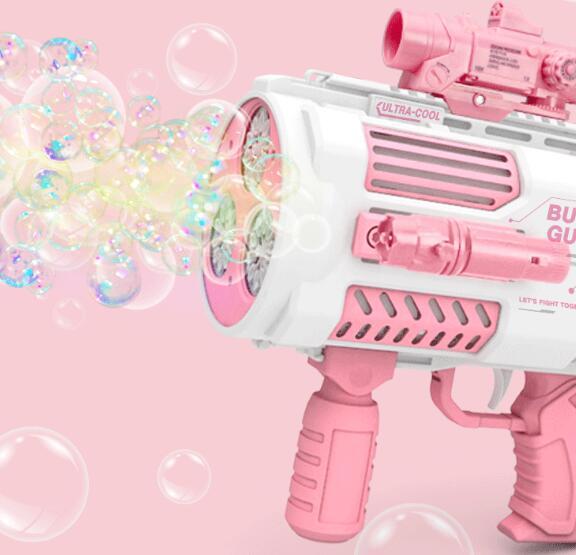 Bubbles Gun Kids Toy Rocket Soap Bubble