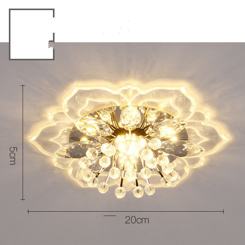 Small Crystal Lamp Corridor Lamp
