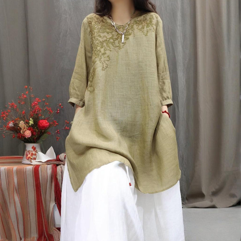 Women's Solid Color Round