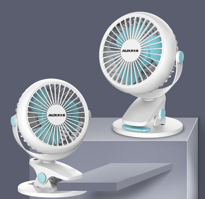 Portable Mini Desktop Fan Silent High Wind Power