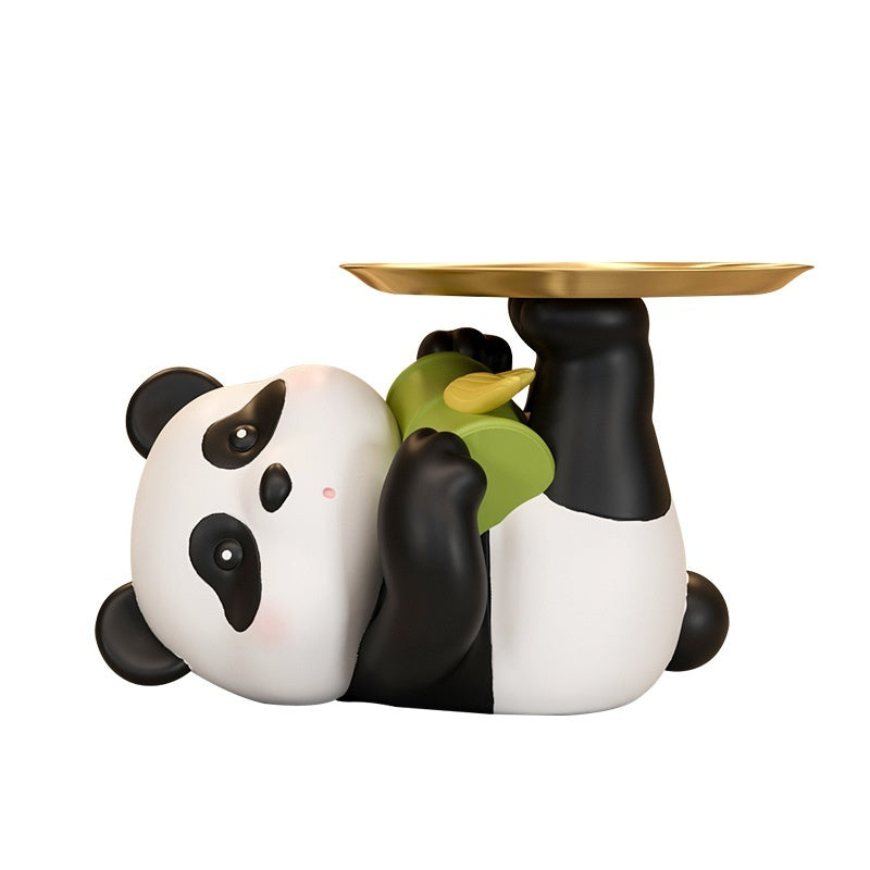 Panda Home Entrance Cabinet Key Storage Ornaments