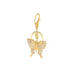 Fashion Full Diamond Bag Pendant Key Ring