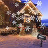 LED Christmas Blizzard Snowflake Laser Light Snowfall Projector Moving Snow