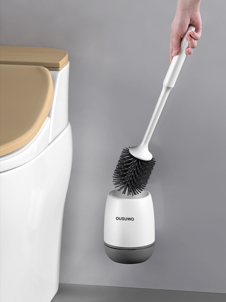 Toilet brush without dead ends