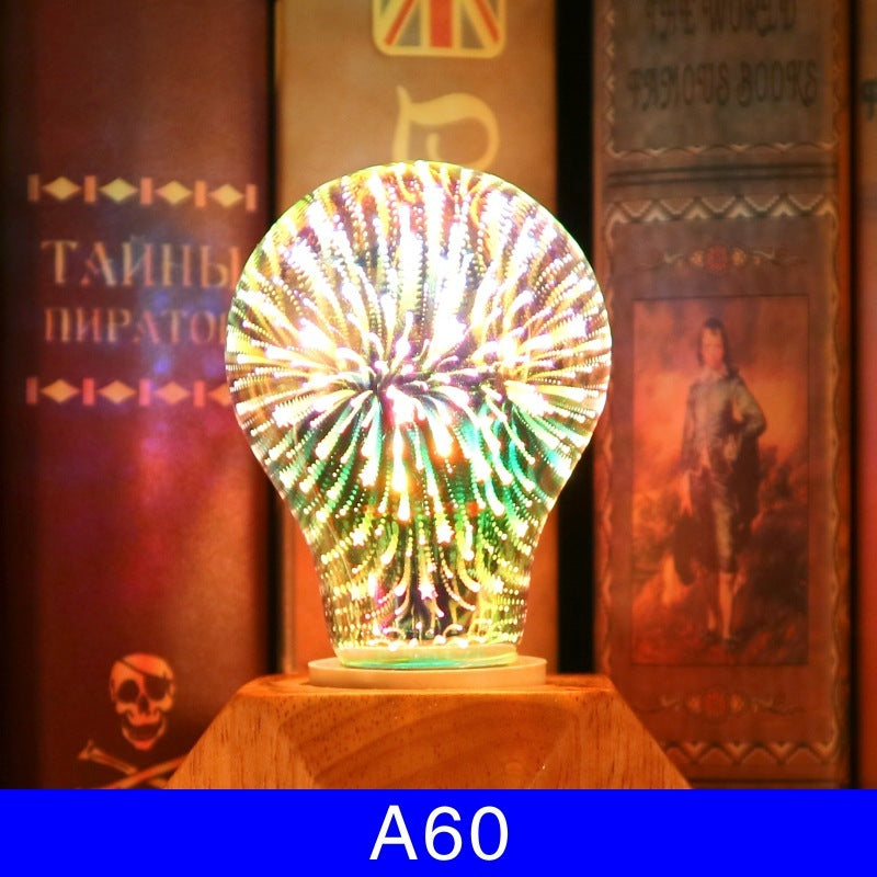 3D Fireworks Decorative Light Bulb