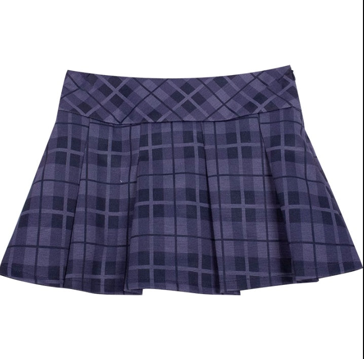 Fashion Academy Style Pleated Skirt