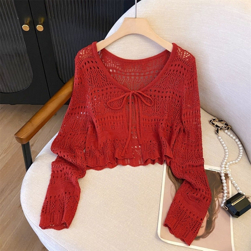 Knitted Long Sleeve Sun Protection