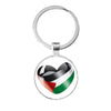Palestinian Flag Time Stone Pendant